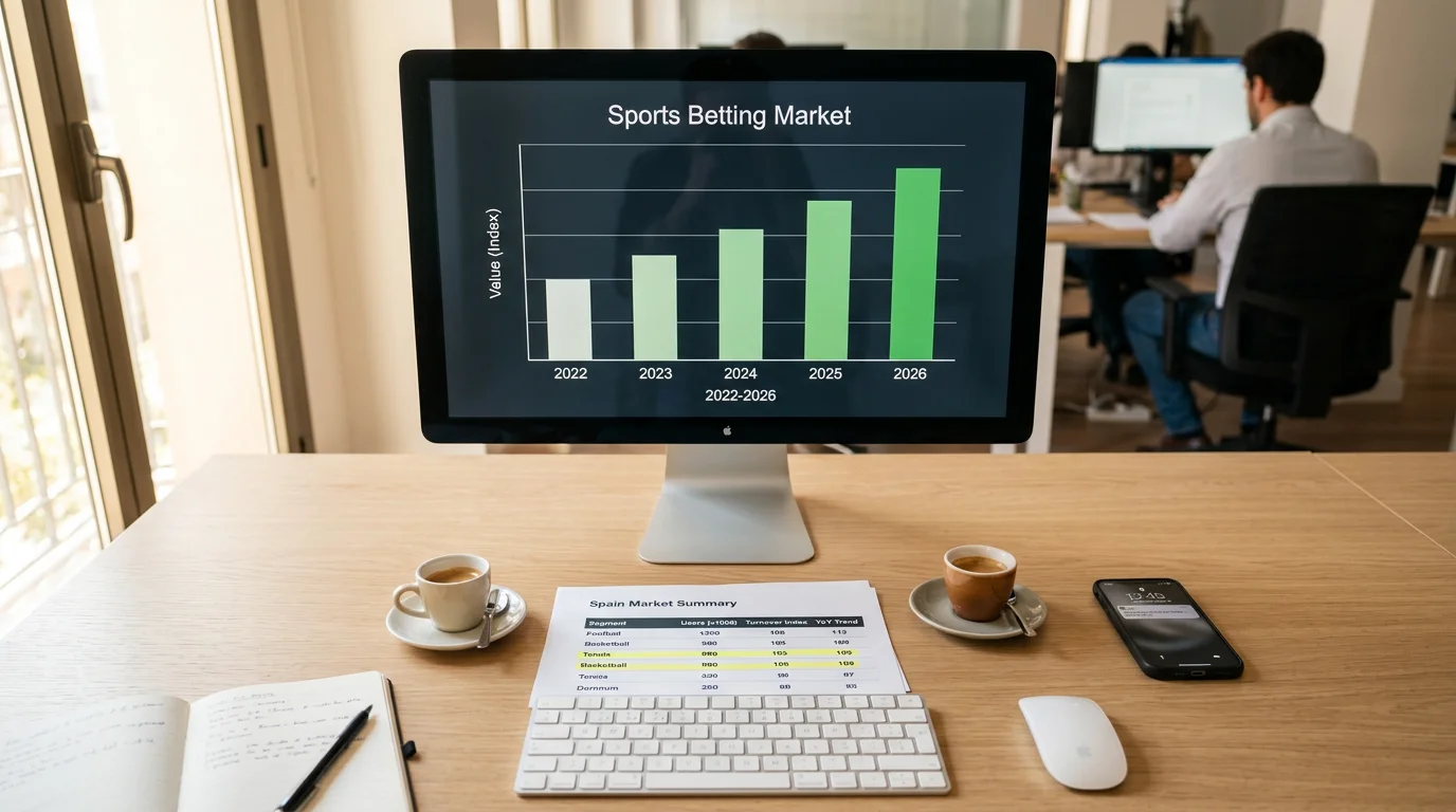 Mercado de apuestas deportivas en España: cifras de crecimiento y volumen del sector regulado